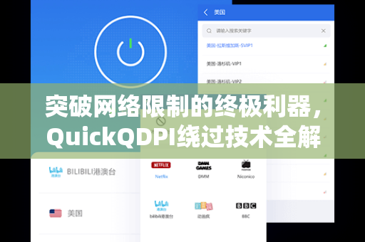 突破网络限制的终极利器，QuickQDPI绕过技术全解析