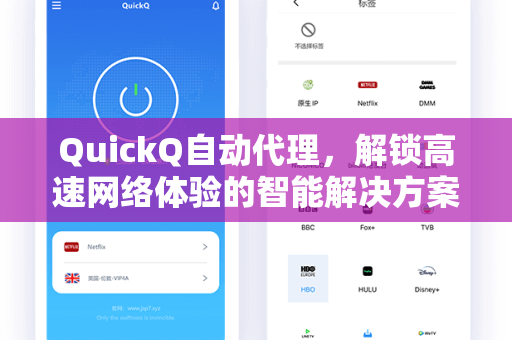 QuickQ自动代理，解锁高速网络体验的智能解决方案