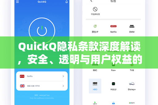 QuickQ隐私条款深度解读，安全、透明与用户权益的全方位守护