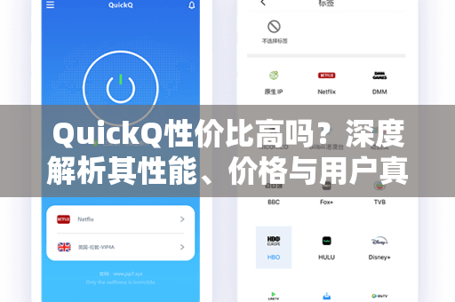 QuickQ性价比高吗？深度解析其性能、价格与用户真实体验