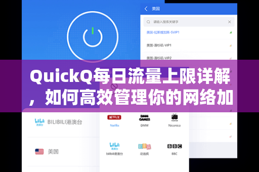 QuickQ每日流量上限详解,如何高效管理你的网络加速体验-第1张图片-QuickQ下载 - 全球数千台服务器 | 智能路由毫秒级切换 QuickQ每日流量上限详解,如何高效管理你的网络加速体验-第1张图片-QuickQ下载 - 全球数千台服务器 | 智能路由毫秒级切换